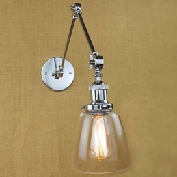 Chrom Glas Doppel Arm Einstellbare Silber Bar KTV Nacht Aisle Restaurant Hotel Zimmer wand