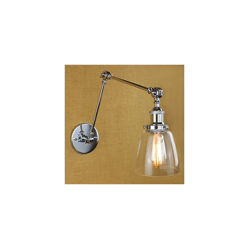 Chrom Glas Doppel Arm Einstellbare Silber Bar KTV Nacht Aisle Restaurant Hotel Zimmer wand