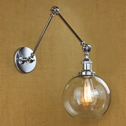 Chrom Glas Doppel Arm Einstellbare Silber Bar KTV Nacht Aisle Restaurant Hotel Zimmer wand