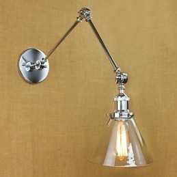 Chrom Glas Doppel Arm Einstellbare Silber Bar KTV Nacht Aisle Restaurant Hotel Zimmer wand