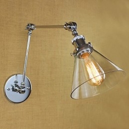 Chrom Glas Doppel Arm Einstellbare Silber Bar KTV Nacht Aisle Restaurant Hotel Zimmer wand