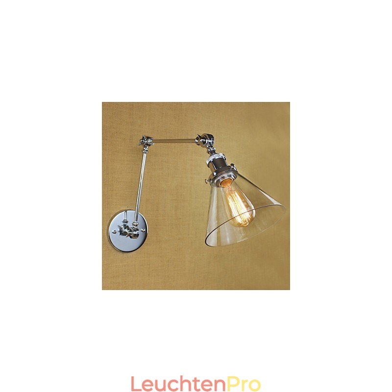 Chrom Glas Doppel Arm Einstellbare Silber Bar KTV Nacht Aisle Restaurant Hotel Zimmer wand