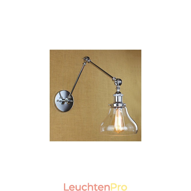 Chrom Glas Doppel Arm Einstellbare Silber Bar KTV Nacht Aisle Restaurant Hotel Zimmer wand