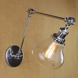 Chrom Glas Doppel Arm Einstellbare Silber Bar KTV Nacht Aisle Restaurant Hotel Zimmer wand