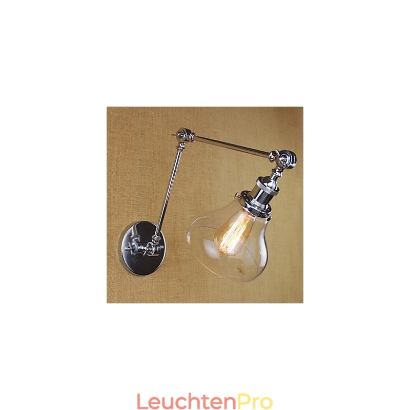 Chrom Glas Doppel Arm Einstellbare Silber Bar KTV Nacht Aisle Restaurant Hotel Zimmer wand