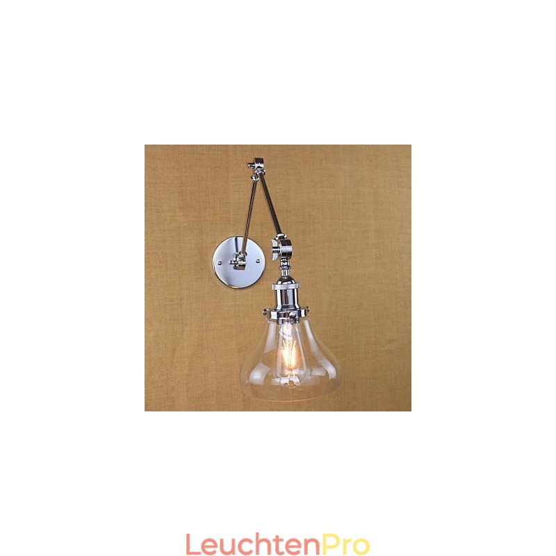 Chrom Glas Doppel Arm Einstellbare Silber Bar KTV Nacht Aisle Restaurant Hotel Zimmer wand