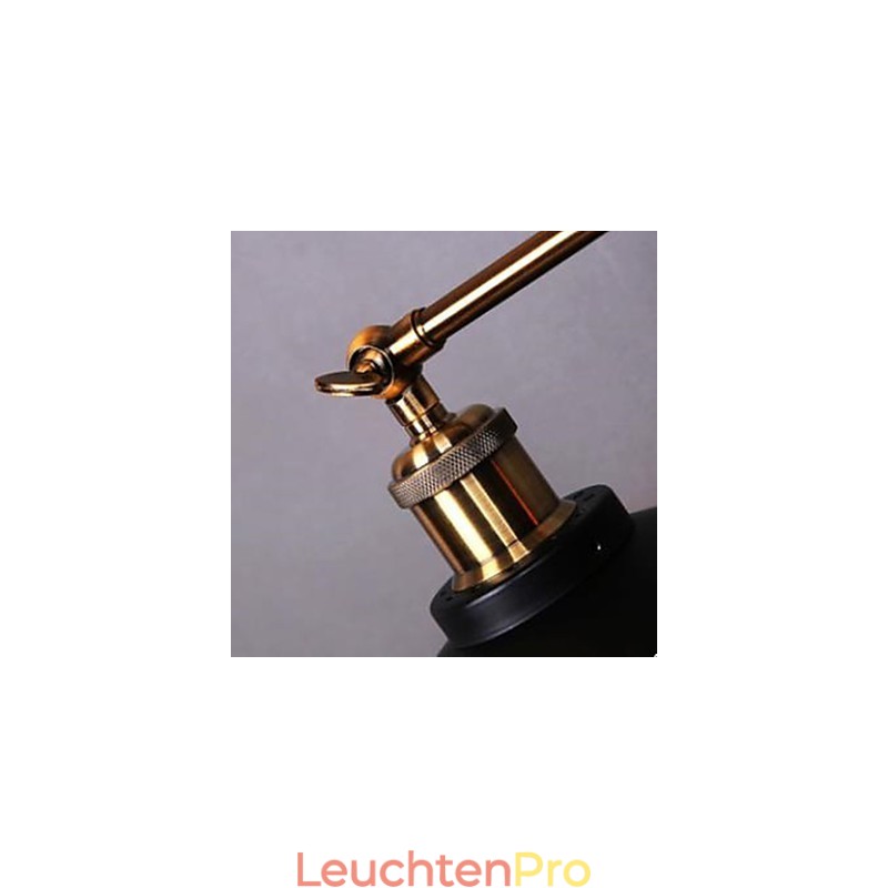 Ländliche Industrielle Retro Wandleuchte Doppelwandleuchte Schwarzer Regenschirm