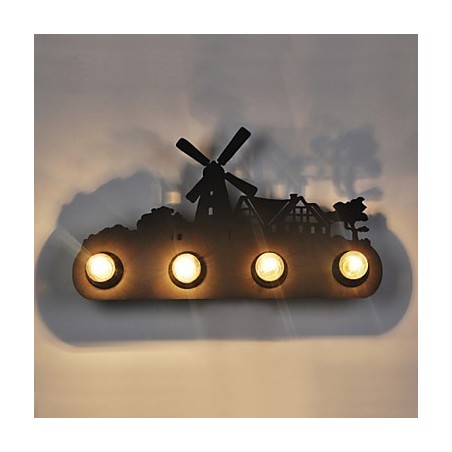 4 Lichter American Village Pastoral LOFT Stil Schlafzimmer Gang Eisen Retro Wandleuchten 4 Lichter American Village Pastoral LOFT Stil Schlafzimmer Gang Eisen Retro Wandleuchten