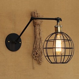 Wandleuchten Swing Lights Lesewandleuchten Mini-Stil Rustikal Lodge Metall
