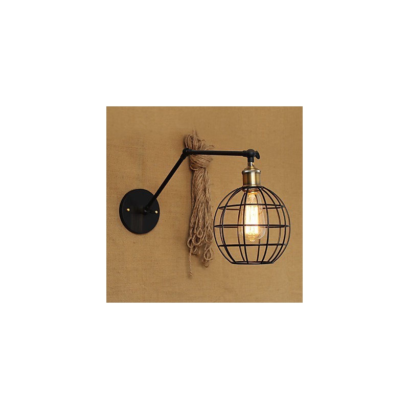 Wandleuchten Swing Lights Lesewandleuchten Mini-Stil Rustikal Lodge Metall