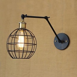 Wandleuchten Swing Lights Lesewandleuchten Mini-Stil Rustikal Lodge Metall