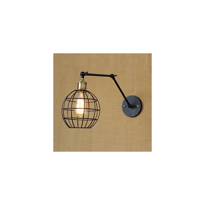 Wandleuchten Swing Lights Lesewandleuchten Mini-Stil Rustikal Lodge Metall