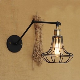 Wandleuchten Swing Lights Lesewandleuchten Mini-Stil Rustikal Lodge Metall