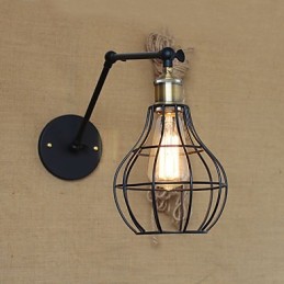 Wandleuchten Swing Lights Lesewandleuchten Mini-Stil Rustikal Lodge Metall