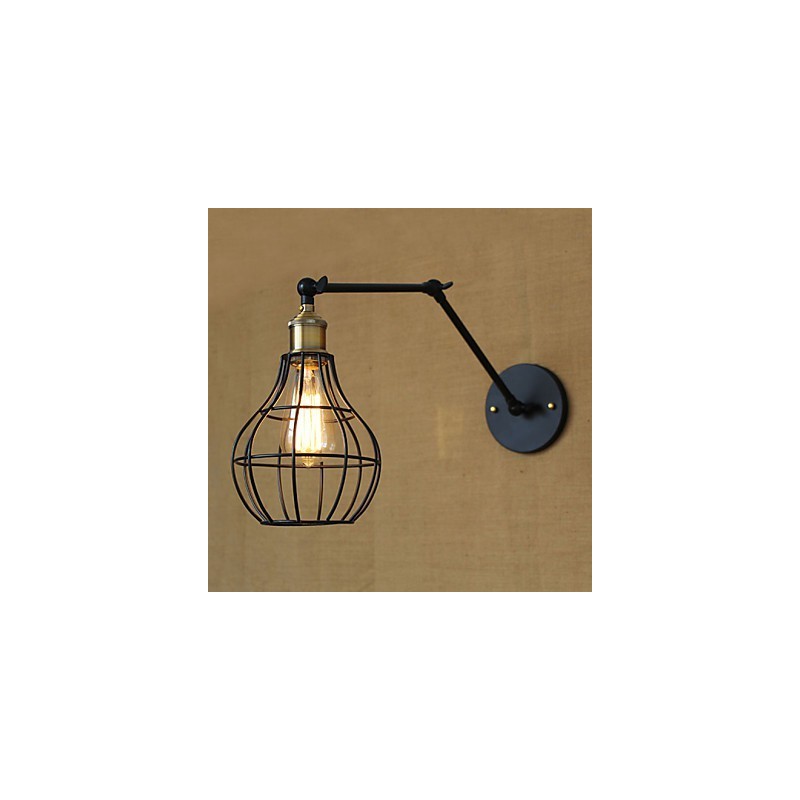 Wandleuchten Swing Lights Lesewandleuchten Mini-Stil Rustikal Lodge Metall