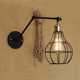 Wandleuchten Swing Lights Lesewandleuchten Mini-Stil Rustikal Lodge Metall