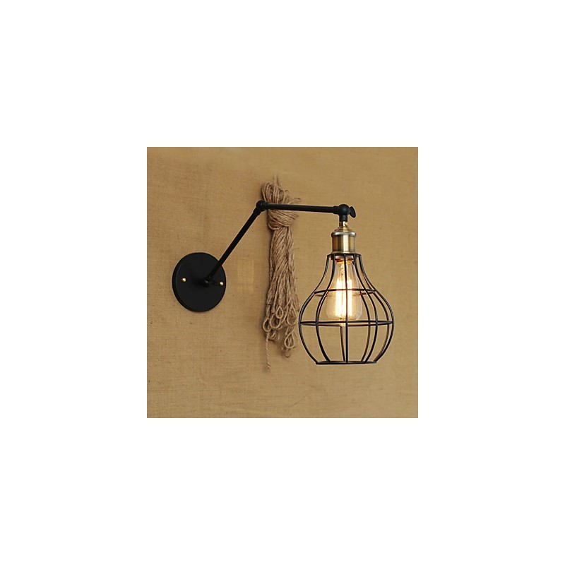 Wandleuchten Swing Lights Lesewandleuchten Mini-Stil Rustikal Lodge Metall