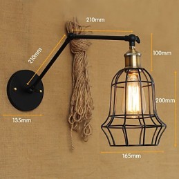 Wandleuchten Swing Lights Lesewandleuchten Mini-Stil Rustikal Lodge Metall