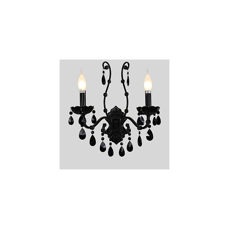 Kristall Mini Stil Wandleuchten Kerze Wand Lichter Moderne Zeitgenössische Metall