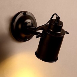 Vintage Wand Lampe Industrielle Schwarz Schmiedeeisen Wand Licht Retro Econce Fixturedison Lampe Korridor Wand s Beleuchtung