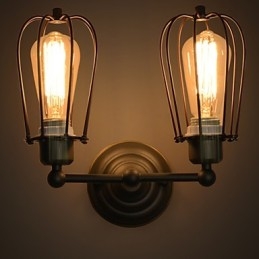 Loft American Country Eisen Kunst Antike Wandleuchte Industrie Lichter