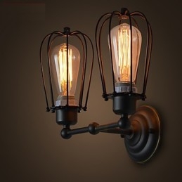 Loft American Country Eisen Kunst Antike Wandleuchte Industrie Lichter