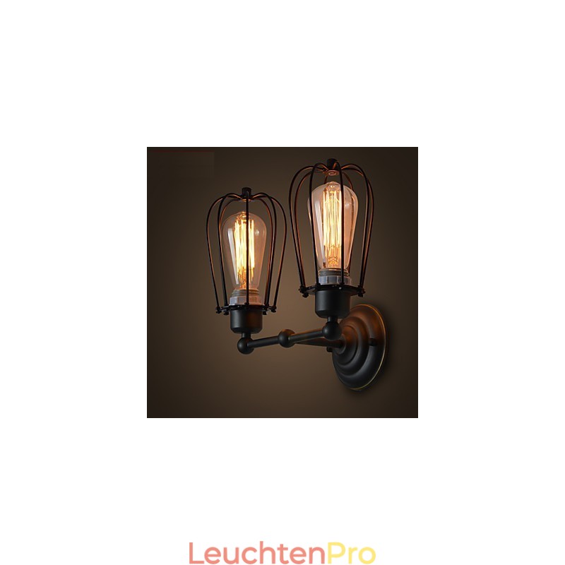 Loft American Country Eisen Kunst Antike Wandleuchte Industrie Lichter