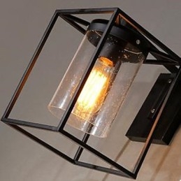 Amerikanischen Land Persönlichkeit Loft Nordic Vertraglich Stil Regentropfen Blase Glas Wand Lampe
