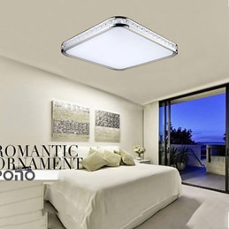 Flush Mounte Licht Luxus Moderne Acryl mit Licht Ajustable Golden Oder Silber Können wählen