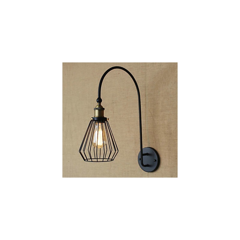 Nordischer mediterraner Stil Retro-Mode Kreative große dekorative Wandleuchte mit Einzelkopf