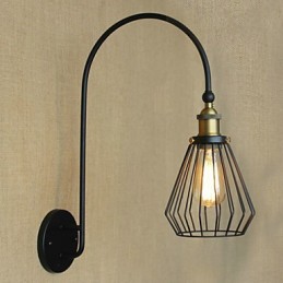 Nordischer mediterraner Stil Retro-Mode Kreative große dekorative Wandleuchte mit Einzelkopf