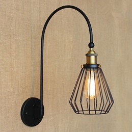 Nordischer mediterraner Stil Retro-Mode Kreative große dekorative Wandleuchte mit Einzelkopf