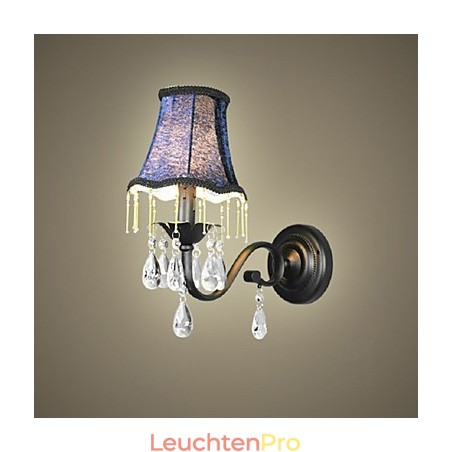 Kristall-Wandlampe mit Stoff-Lampenschirm – Bestseller in Europa und den USA Kristall-Wandlampe mit Stoff-Lampenschirm – Bestseller in Europa und den USA