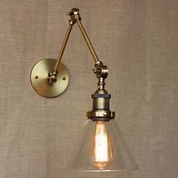 Retro Vintage Store Exklusiv gestaltete moderne Wandleuchte aus Bronze für Kirchenlobbys und Schlafzimmer