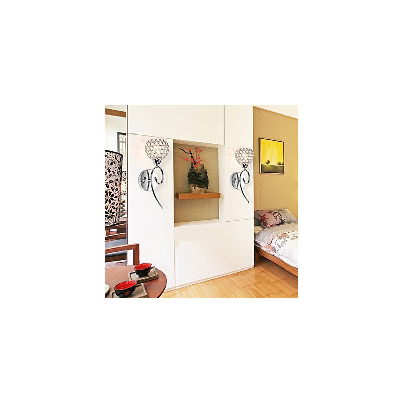 Wandleuchten Lesen Wand Lichter Kristall Mini Stil Moderne Zeitgenössische Metall