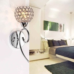 Wandleuchten Lesen Wand Lichter Kristall Mini Stil Moderne Zeitgenössische Metall
