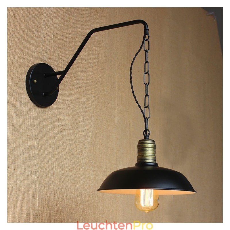 Einfache und kreative Persönlichkeit Wandleuchte Industriekette American Retro Iron Aisle Schlafzimmer Nachttisch Wandleuchte