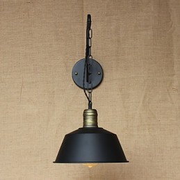 Einfache und kreative Persönlichkeit Wandleuchte Industriekette American Retro Iron Aisle Schlafzimmer Nachttisch Wandleuchte