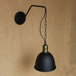 Einfache und kreative Persönlichkeit Wandleuchte Industriekette American Retro Iron Aisle Schlafzimmer Nachttisch Wandleuchte