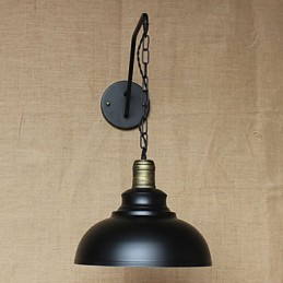 Einfache und kreative Persönlichkeit Wandleuchte Industriekette American Retro Iron Aisle Schlafzimmer Nachttisch Wandleuchte