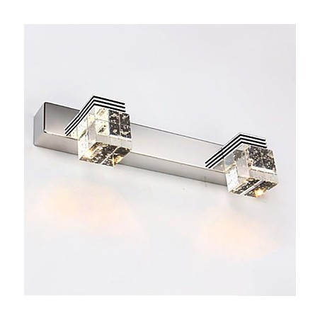Wandleuchten Badezimmerbeleuchtung Wandfluter Kristall Mini Stil Modern Zeitgenössisch Metall Wandleuchten Badezimmerbeleuchtung Wandfluter Kristall Mini Stil Modern Zeitgenössisch Metall