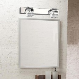 Wandleuchten Badezimmerbeleuchtung Wandfluter Kristall Mini Stil Modern Zeitgenössisch Metall