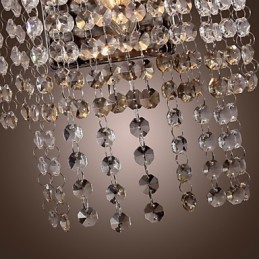 Moderne Kristall-Wandleuchte mit 1 Licht
