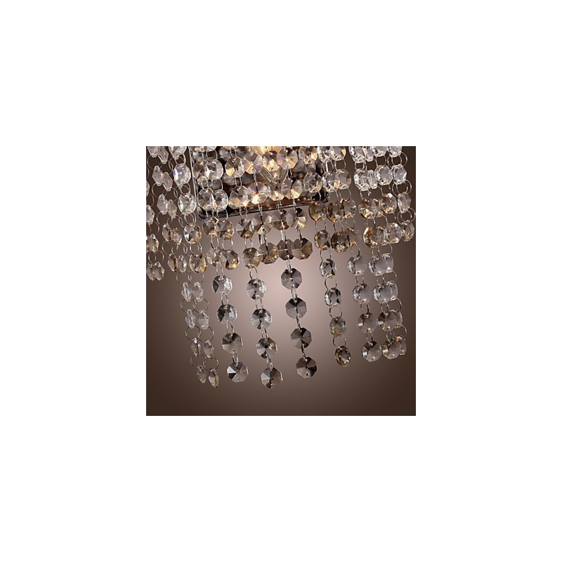 Moderne Kristall-Wandleuchte mit 1 Licht