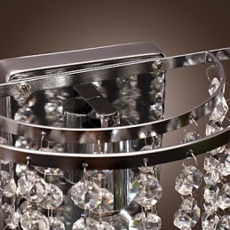 Moderne Kristall-Wandleuchte mit 1 Licht