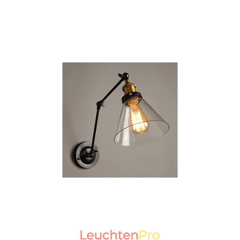 Kreative ländliche Loft Retro Titan Abschnitt Doppel Wandleuchte Licht
