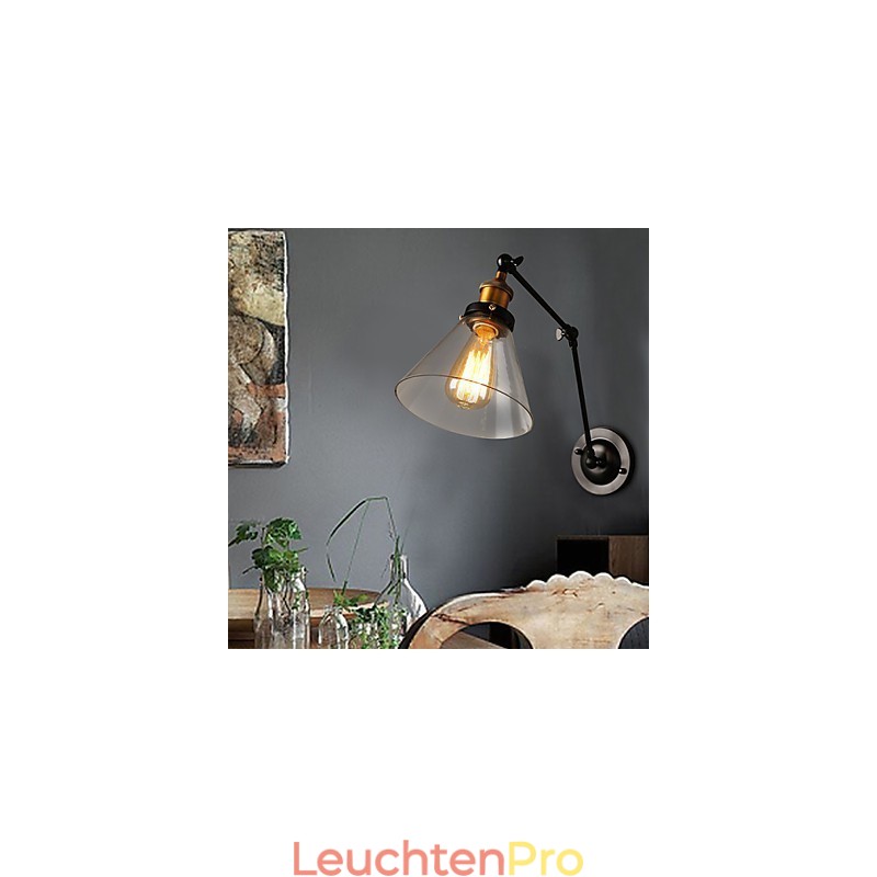 Kreative ländliche Loft Retro Titan Abschnitt Doppel Wandleuchte Licht