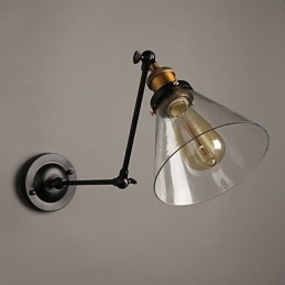 Kreative ländliche Loft Retro Titan Abschnitt Doppel Wandleuchte Licht
