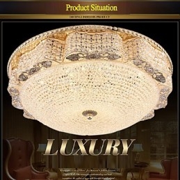 Moderne Luxus Kristall Deckenleuchte Absorbieren Dome Licht Durchmesser 50CM