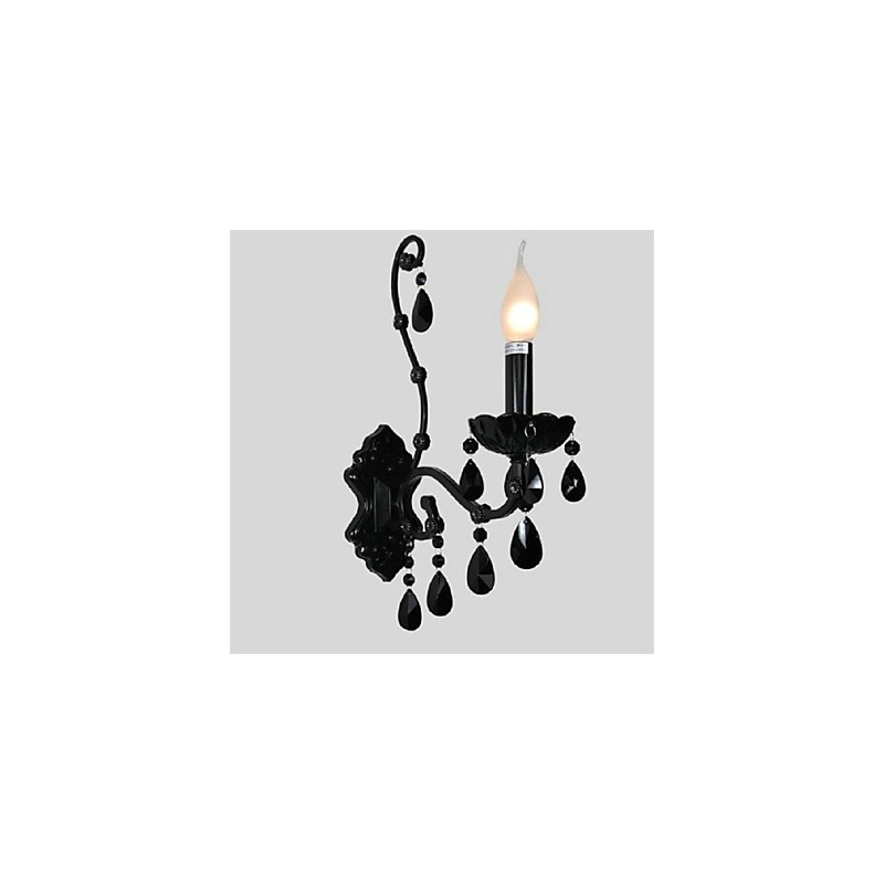 Kristall Mini Stil Wandleuchten Kerze Wand Lichter Moderne Zeitgenössische Metall